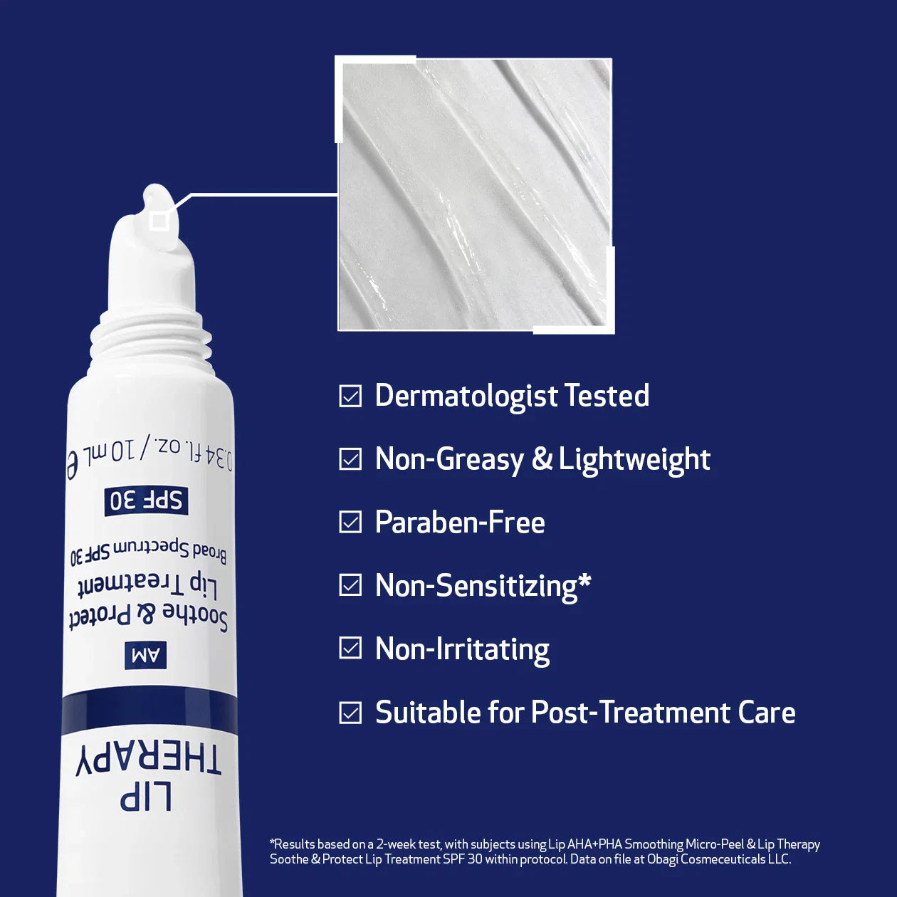 OBAGI LIP THERAPY SOOTHE & PROTECT LIP TREATMENT BROAD SPECTRUM SPF 30